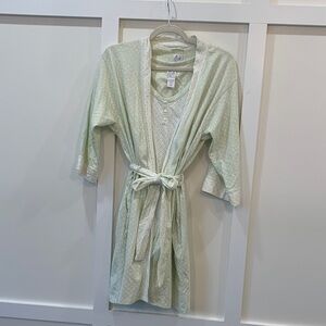 Aria Light Green Women's Robe